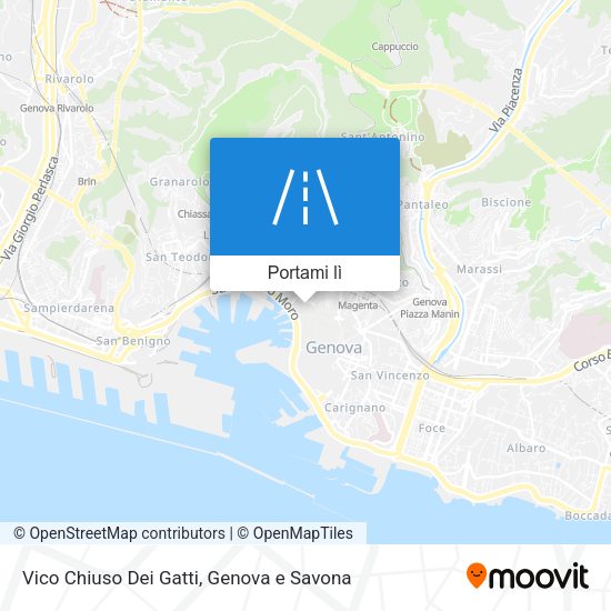 Mappa Vico Chiuso Dei Gatti