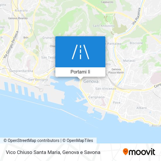 Mappa Vico Chiuso Santa Maria