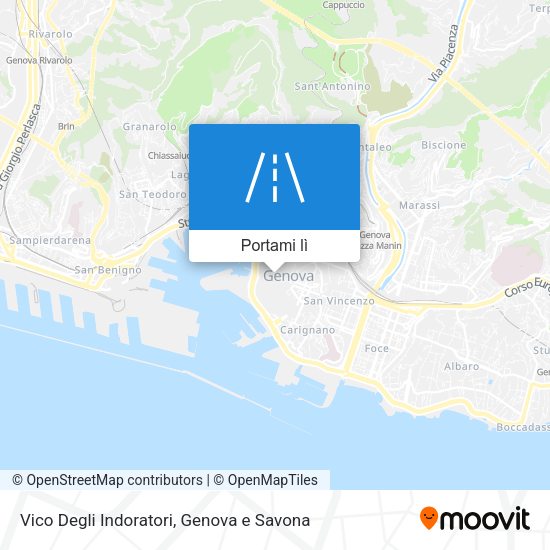 Mappa Vico Degli Indoratori