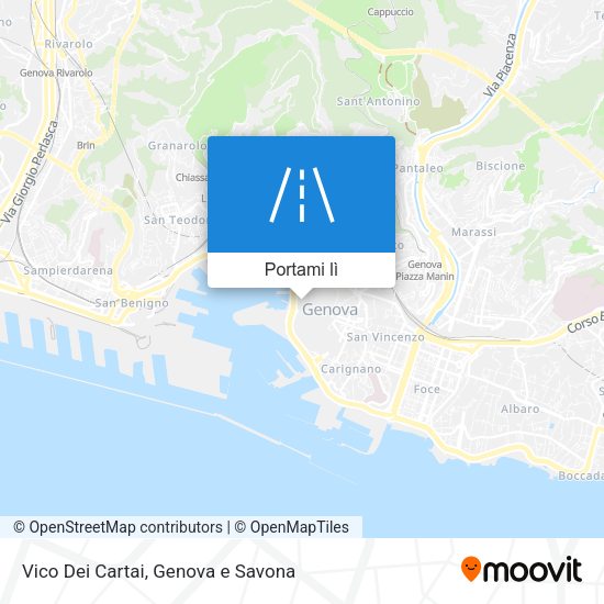Mappa Vico Dei Cartai