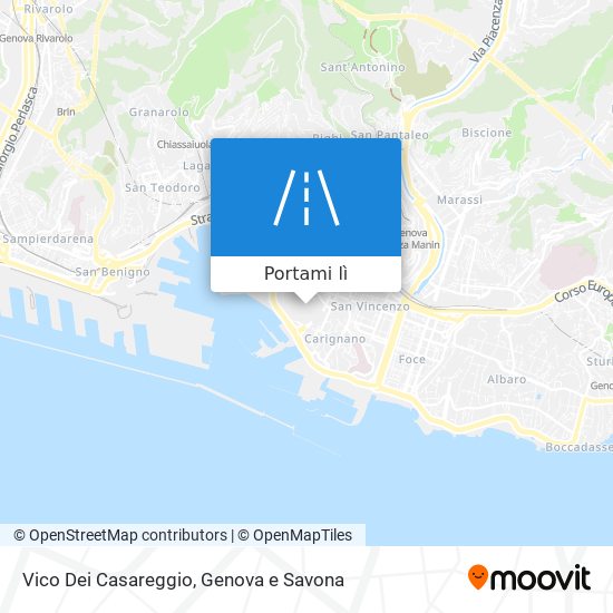 Mappa Vico Dei Casareggio