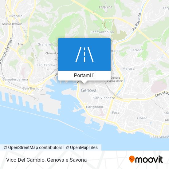Mappa Vico Del Cambio