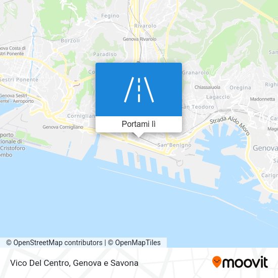 Mappa Vico Del Centro