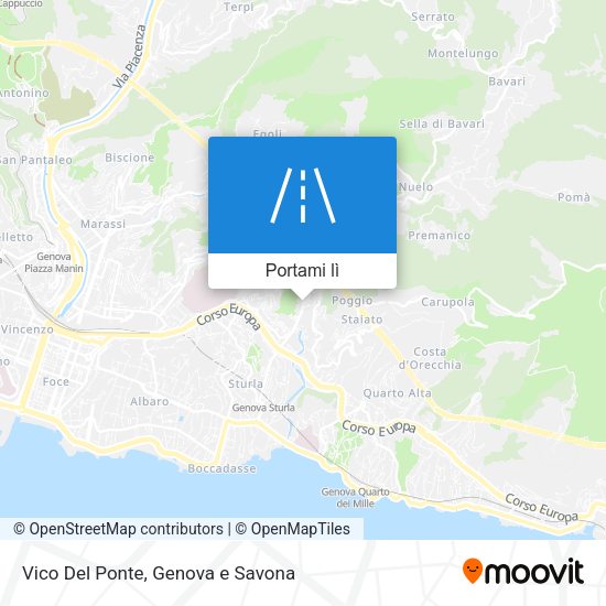 Mappa Vico Del Ponte