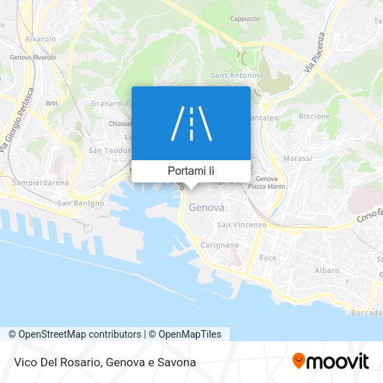 Mappa Vico Del Rosario