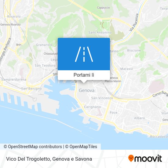 Mappa Vico Del Trogoletto