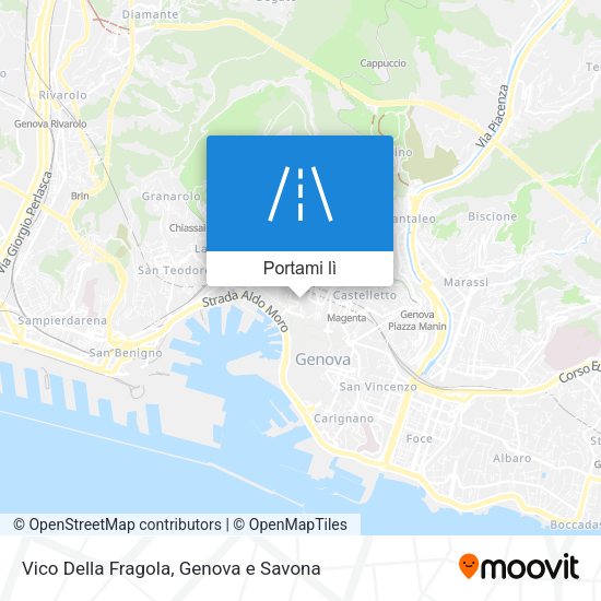 Mappa Vico Della Fragola