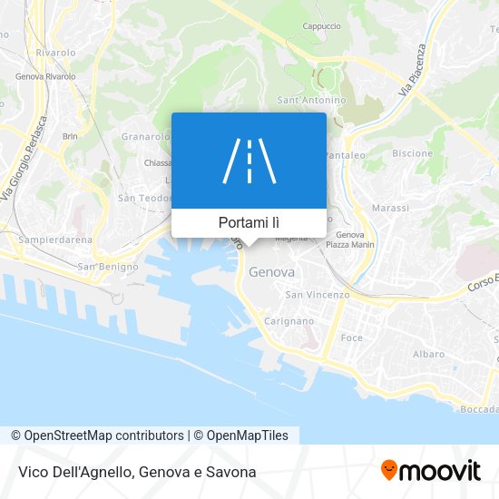 Mappa Vico Dell'Agnello