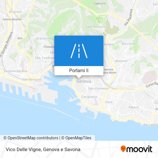 Mappa Vico Delle Vigne