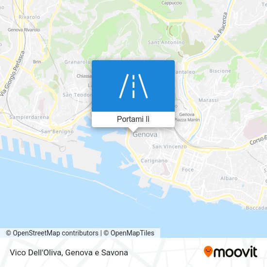 Mappa Vico Dell'Oliva