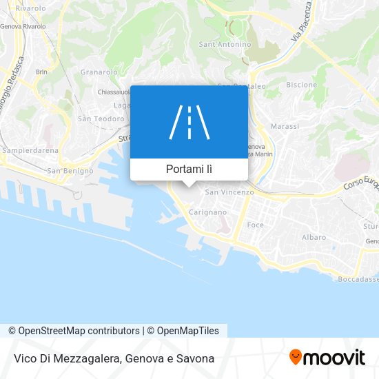 Mappa Vico Di Mezzagalera