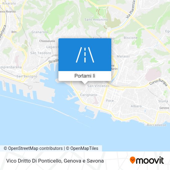 Mappa Vico Dritto Di Ponticello
