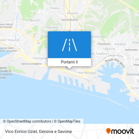 Mappa Vico Enrico Uziel