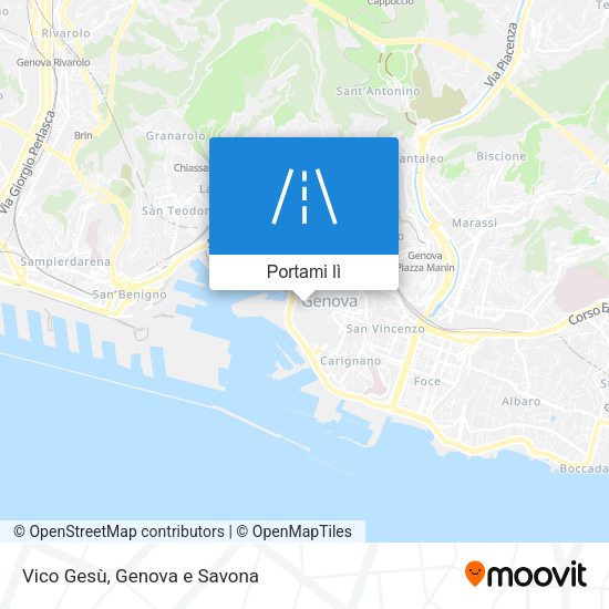 Mappa Vico Gesù
