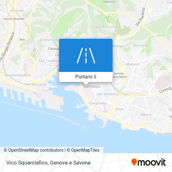 Mappa Vico Squarciafico