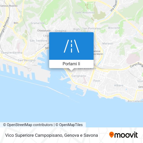 Mappa Vico Superiore Campopisano