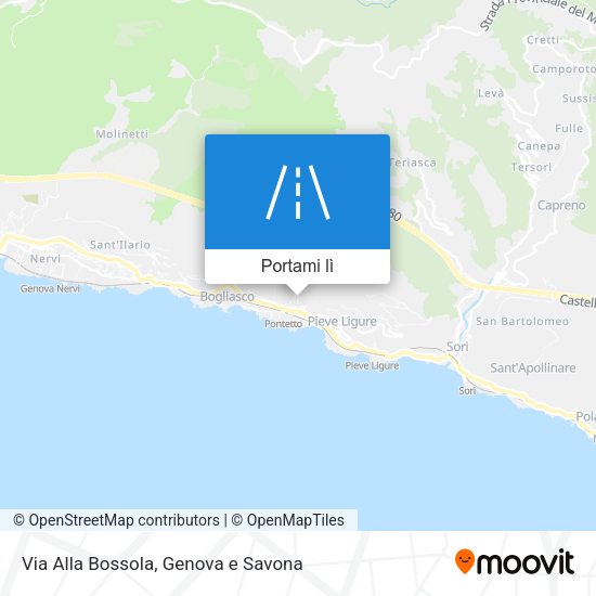 Mappa Via Alla Bossola