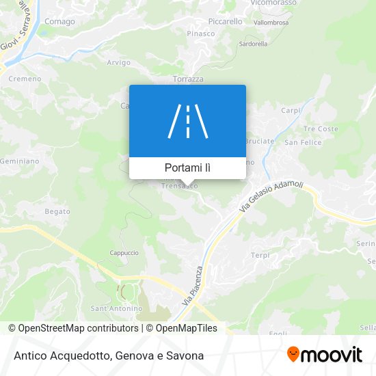 Mappa Antico Acquedotto