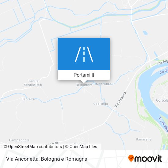 Mappa Via Anconetta