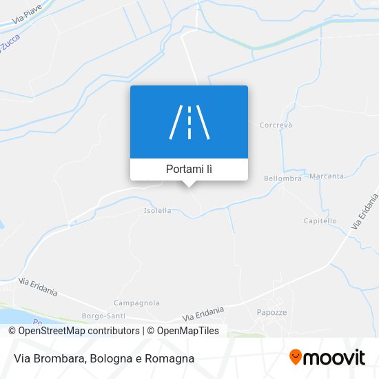 Mappa Via Brombara