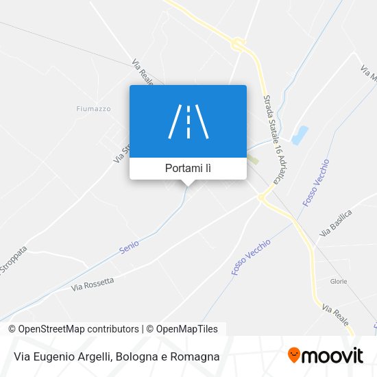 Mappa Via Eugenio Argelli