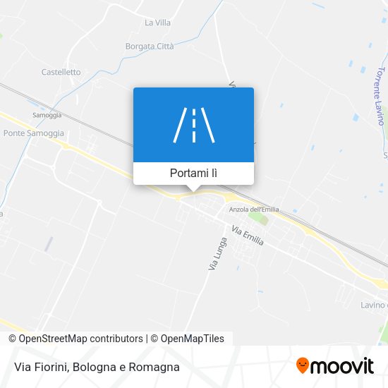 Mappa Via Fiorini