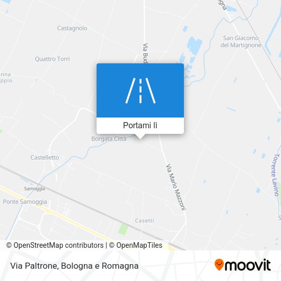Mappa Via Paltrone