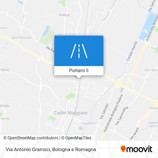 Mappa Via Antonio Gramsci