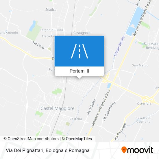 Mappa Via Dei Pignattari