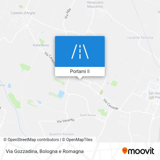 Mappa Via Gozzadina