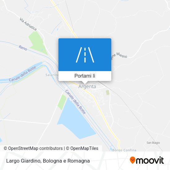 Mappa Largo Giardino