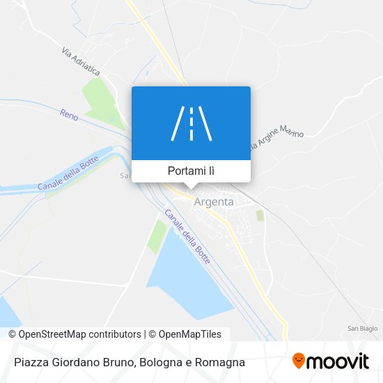 Mappa Piazza Giordano Bruno
