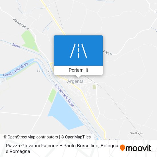Mappa Piazza Giovanni Falcone E Paolo Borsellino