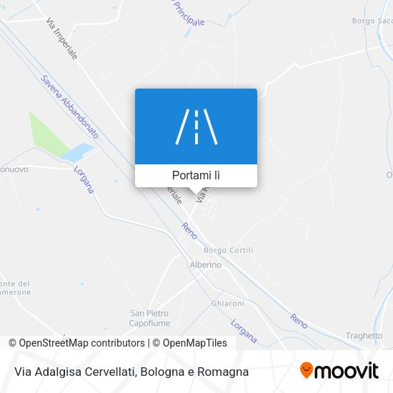 Mappa Via Adalgisa Cervellati