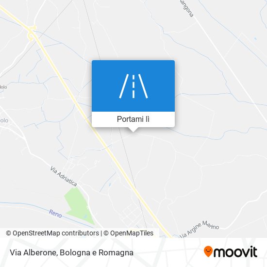 Mappa Via Alberone