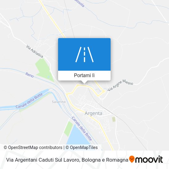 Mappa Via Argentani Caduti Sul Lavoro
