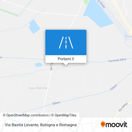 Mappa Via Bastia Levante
