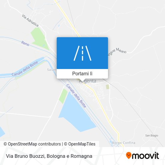 Mappa Via Bruno Buozzi
