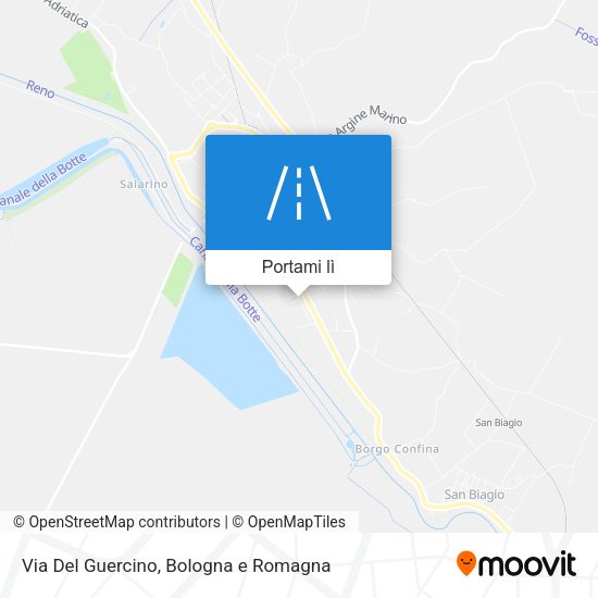Mappa Via Del Guercino