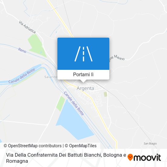 Mappa Via Della Confraternita Dei Battuti Bianchi