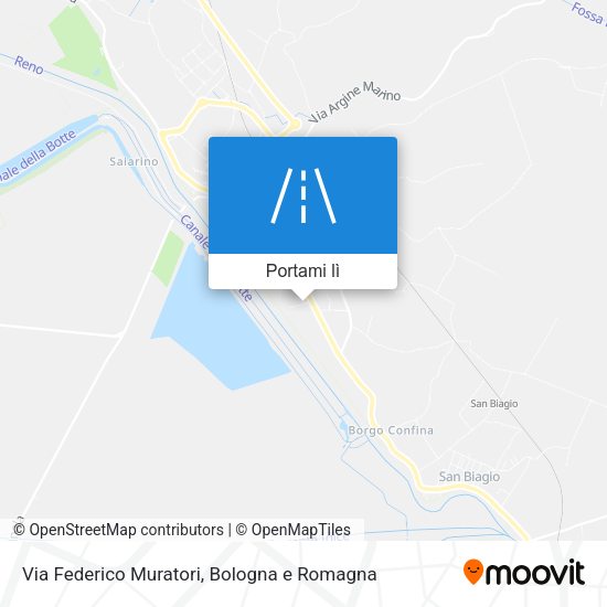 Mappa Via Federico Muratori
