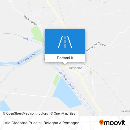 Mappa Via Giacomo Puccini