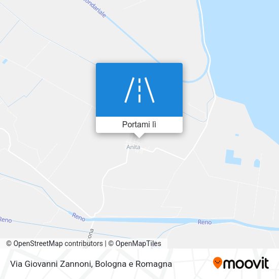 Mappa Via Giovanni Zannoni