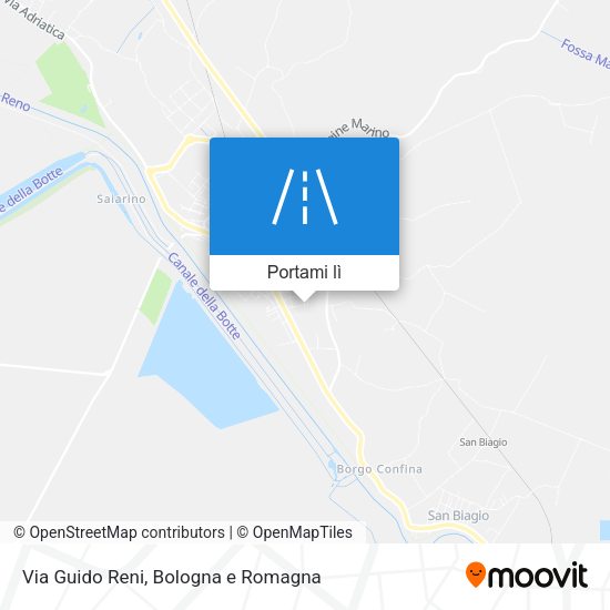 Mappa Via Guido Reni