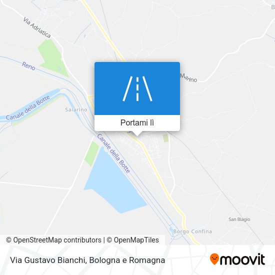 Mappa Via Gustavo Bianchi