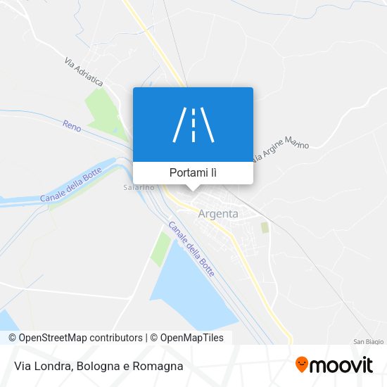 Mappa Via Londra