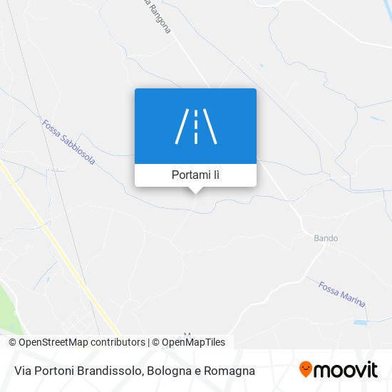 Mappa Via Portoni Brandissolo