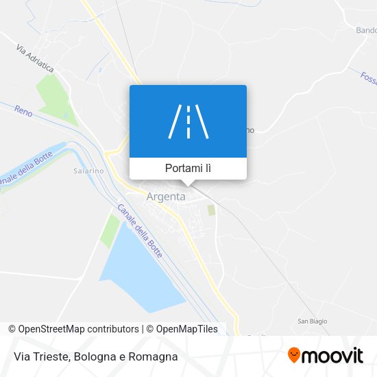 Mappa Via Trieste