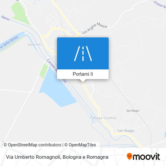 Mappa Via Umberto Romagnoli