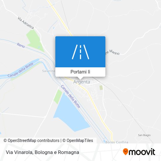 Mappa Via Vinarola
